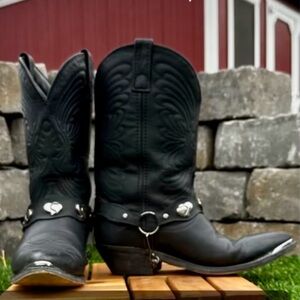 Black Heeled Boots